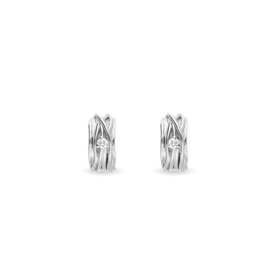 Orecchini Rubinia Donna Mini in Oro bianco OR1002B - OR1002B